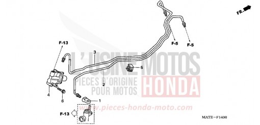 PROPORTIONING CONTROLVALVE CBR1100XX6 de 2006